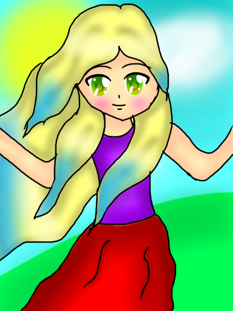 in the wind - ibisPaint