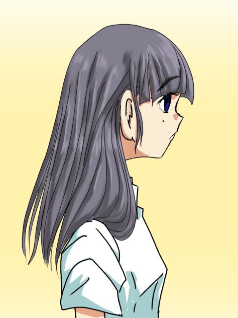 髪の毛の練習