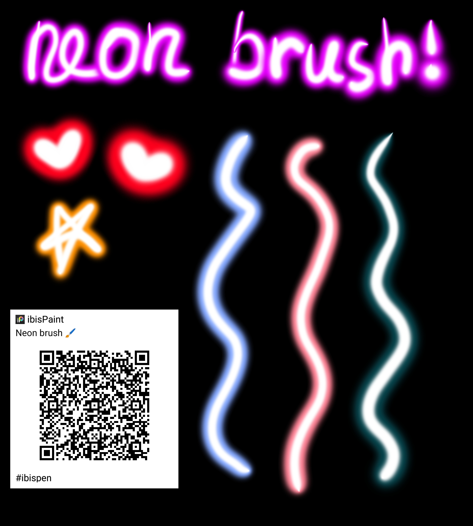 neon brush!! - ibisPaint