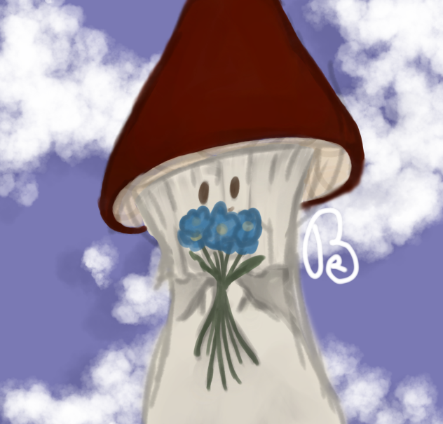 mushroom person