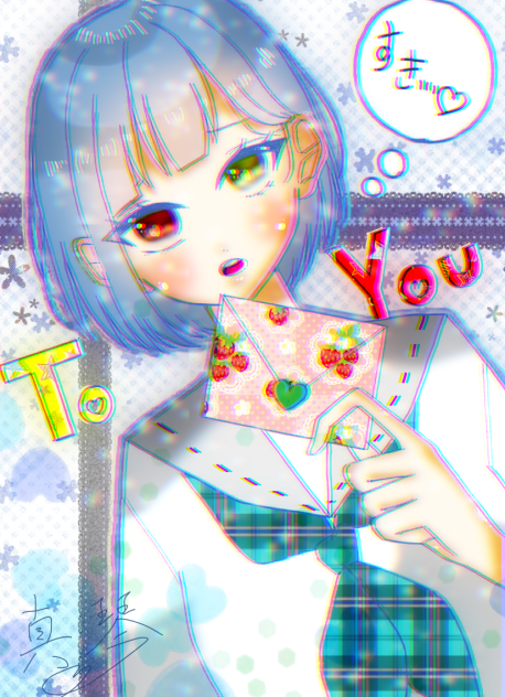 線画塗りましたー