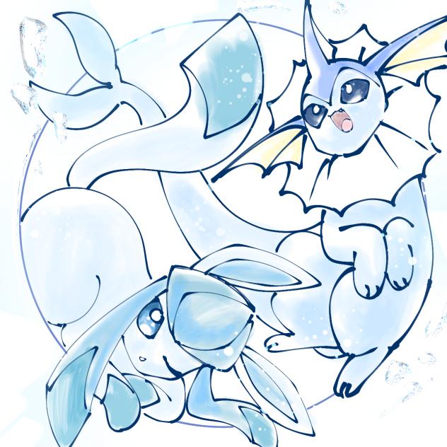 シャワーズ🔷グレイシア - ibisPaint