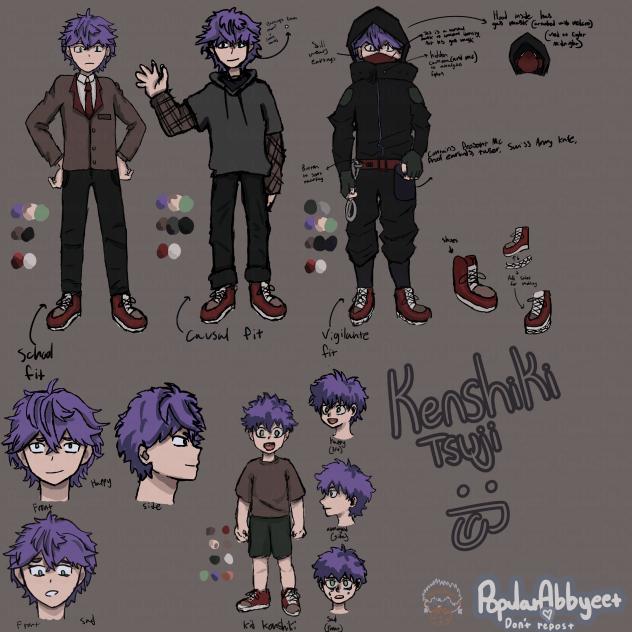 Kenshiki Tsuji Character Sheet