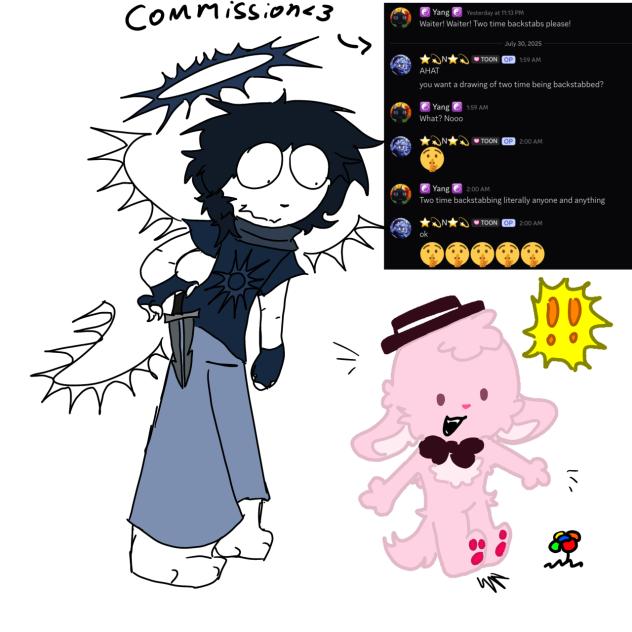 IM DOING FREE COMMISSIONS ON DISCORD