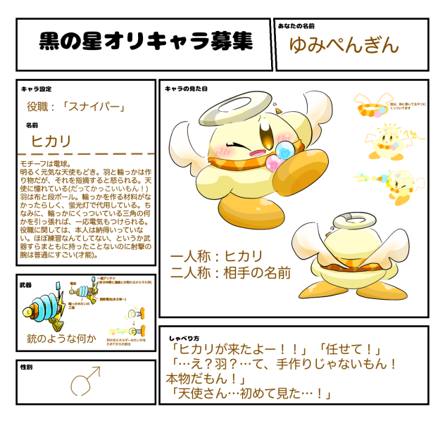 キャラ募やりました！