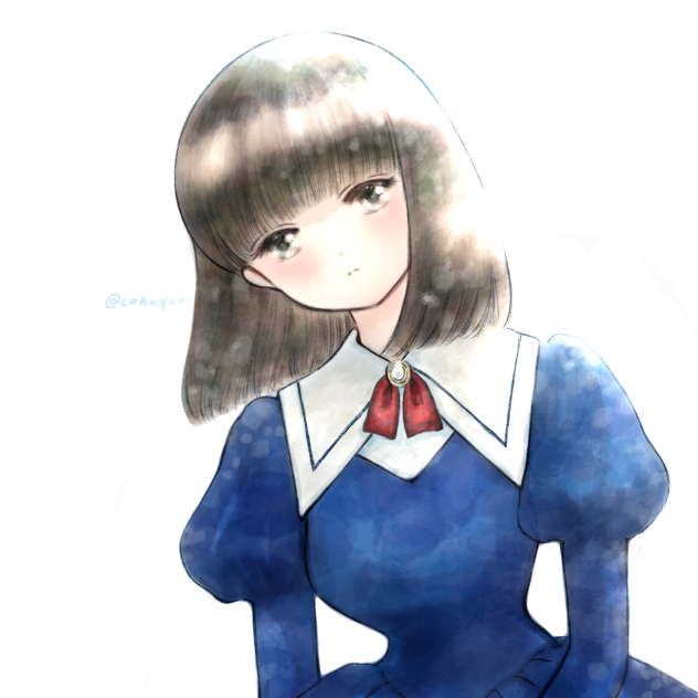 心配そうに下級生の顔を覗き込む上級生。