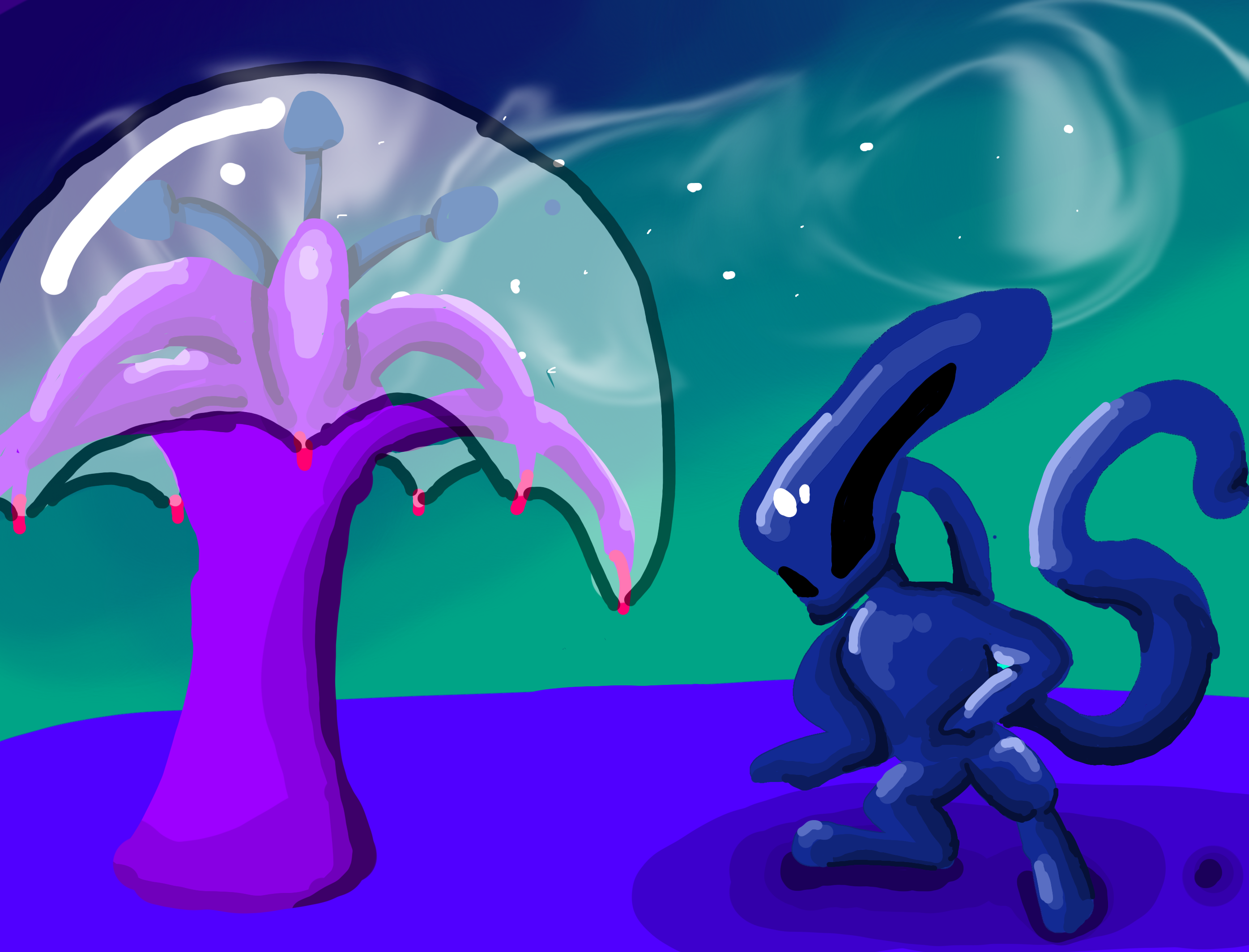 Random ahh alien - ibisPaint