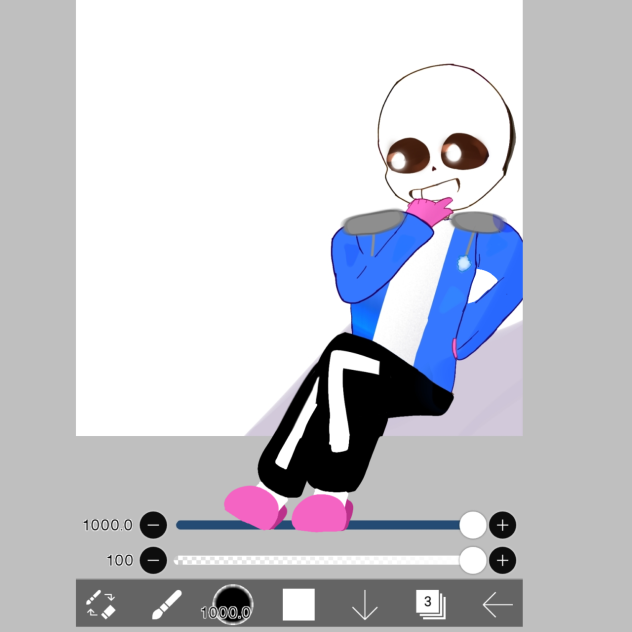 I forgot how to draw sans - ibisPaint