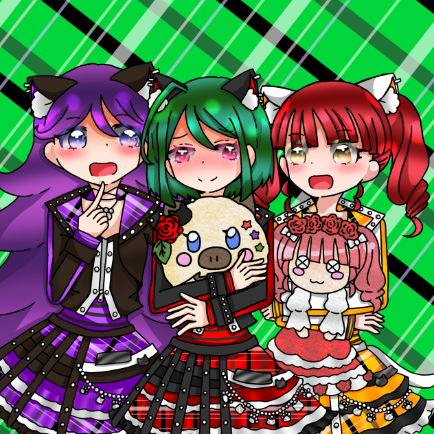 プリチャン メルティックスター 線画借りました！