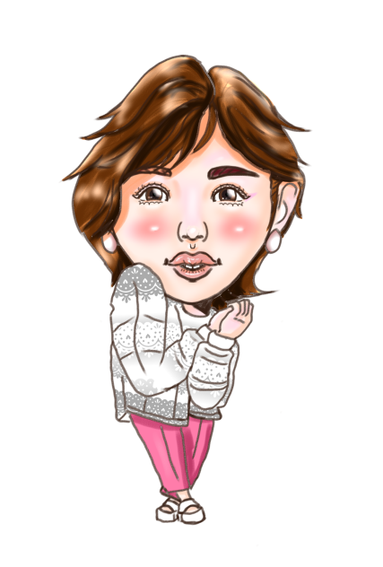 似顔絵　石原さとみ
