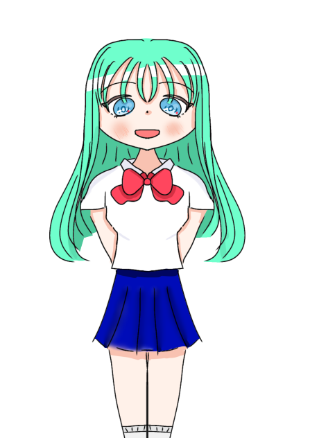 カンピーの塗り絵塗った