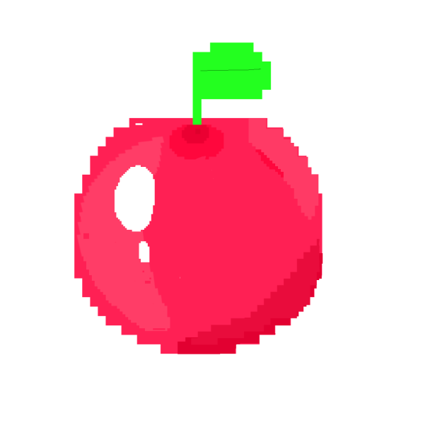 pixel apple