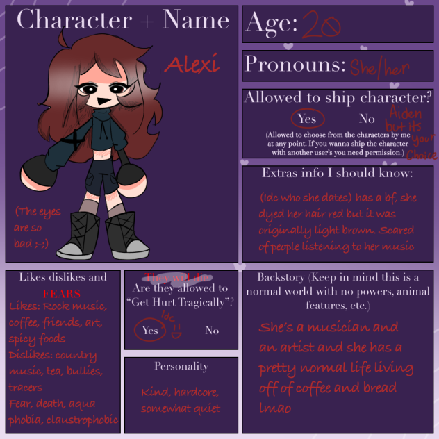 CS sheet for Requiem!