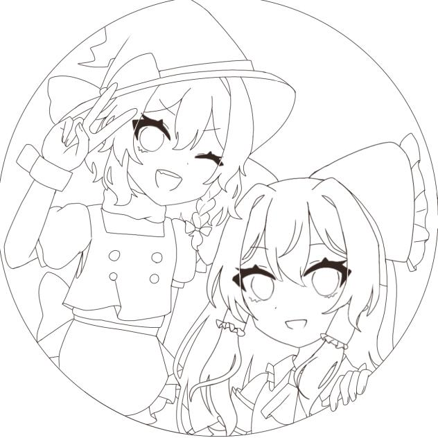 れいまり  線画