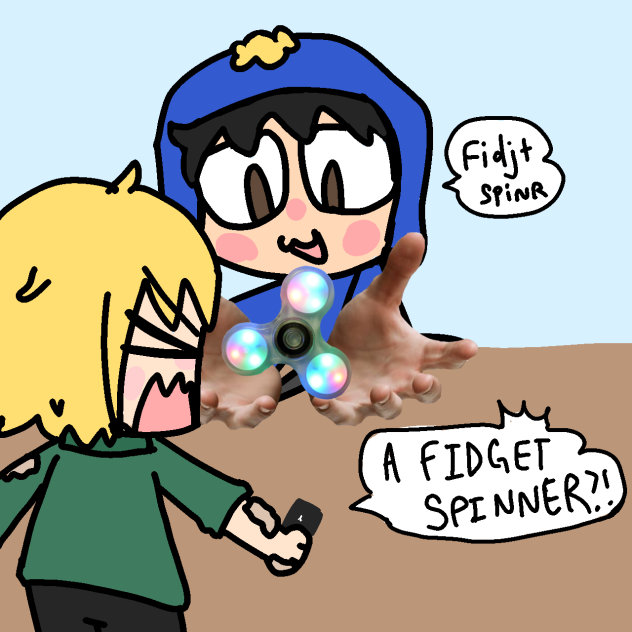 A FIDGET SPINNER⁉️