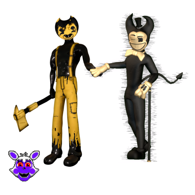 sammy x stylized bendy (encore lol)❤