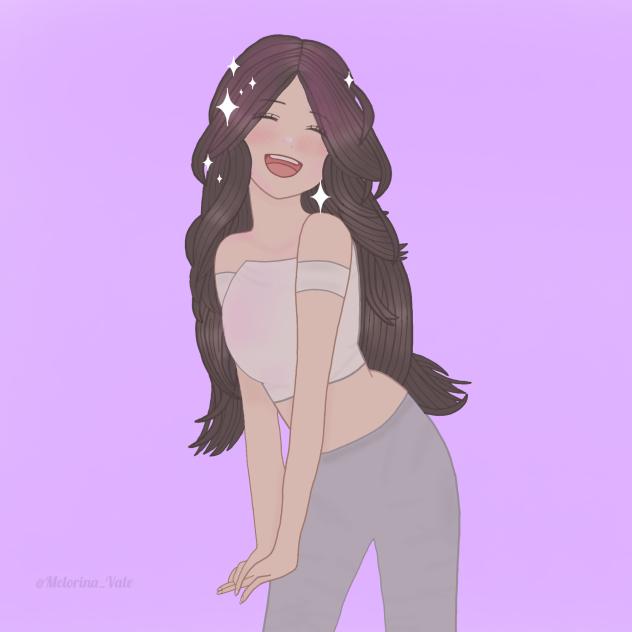 Anime stylized girl