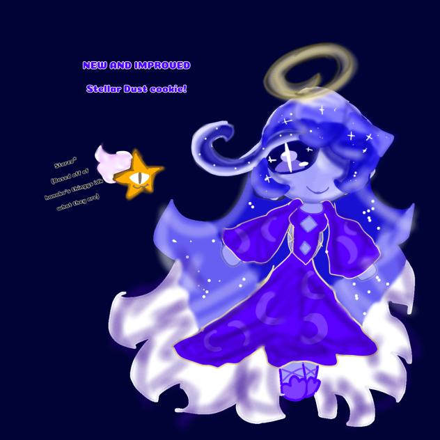 NEW AND IMPROVED stellar dust cookie!