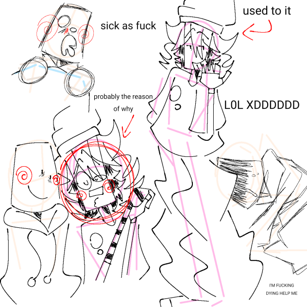 i'm sick n projecting hi