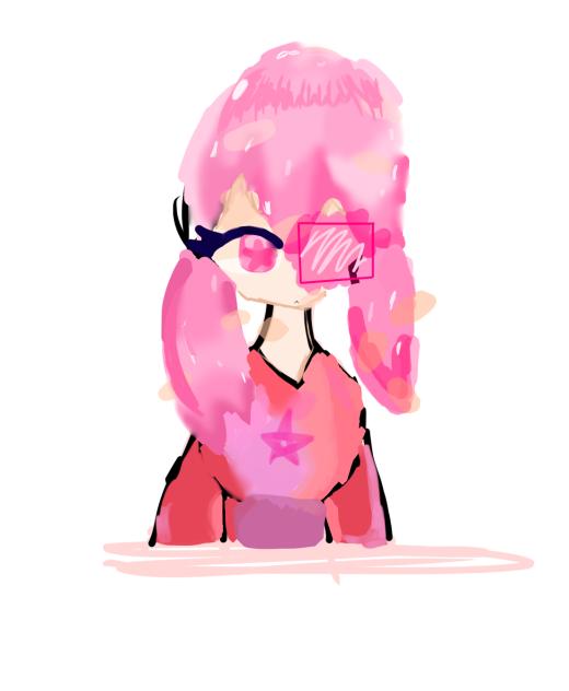 Pink stars.