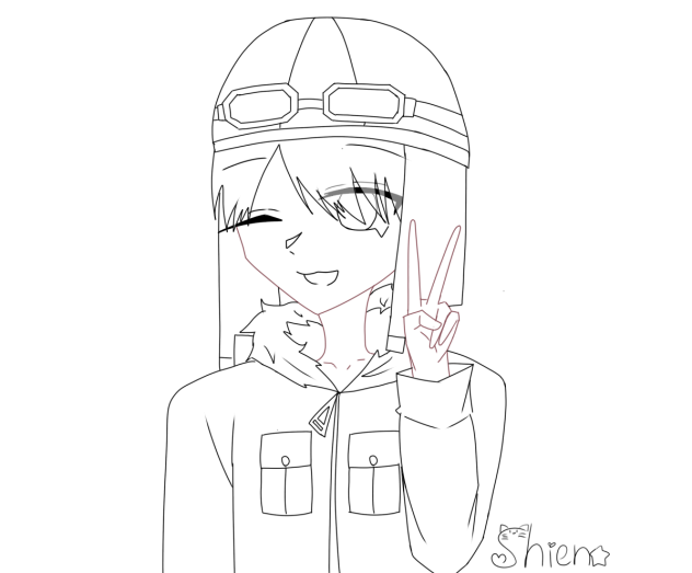 ショッピくん線画(誰か塗ってぇぇぇ)