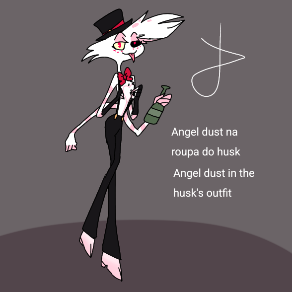 Angel dust na roupa do husk
