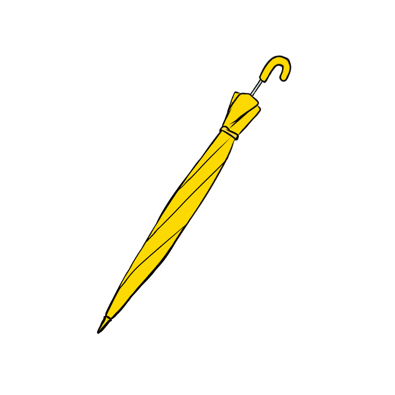 Yellow Umbrella (3) ibisPaint