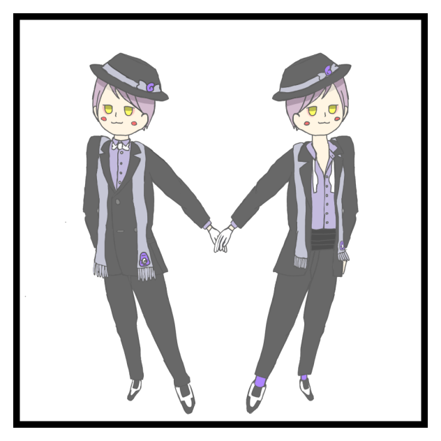 リーチ兄弟のコスプレをする断罪兄弟。