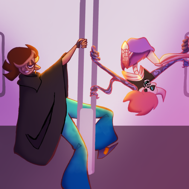 August and Cynder official Art
