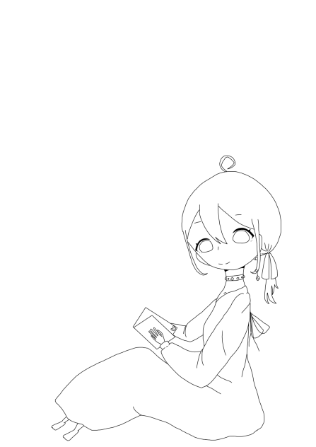 読書の秋#線画