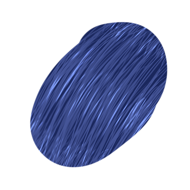 Another hair test but in blue