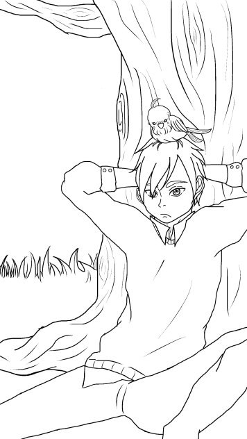 線画 オリジナル