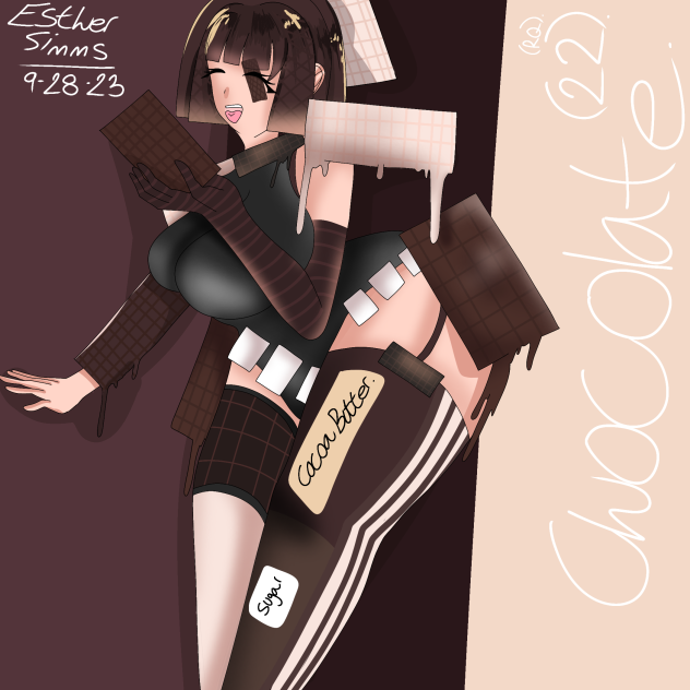 Chocolate 🍫 [Food as people 22] [RQ]