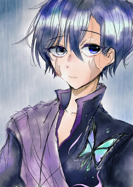 友達の創作描いた