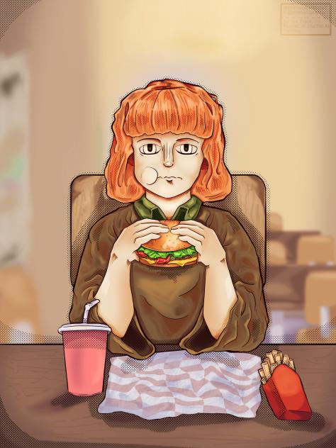 the girl burger