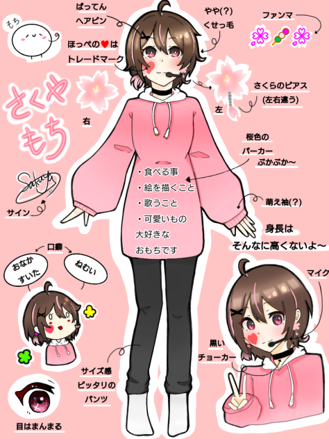 さくやもちのコテキャです