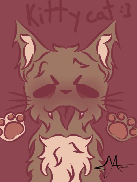 kitty doodle