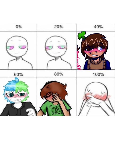 blushing collab