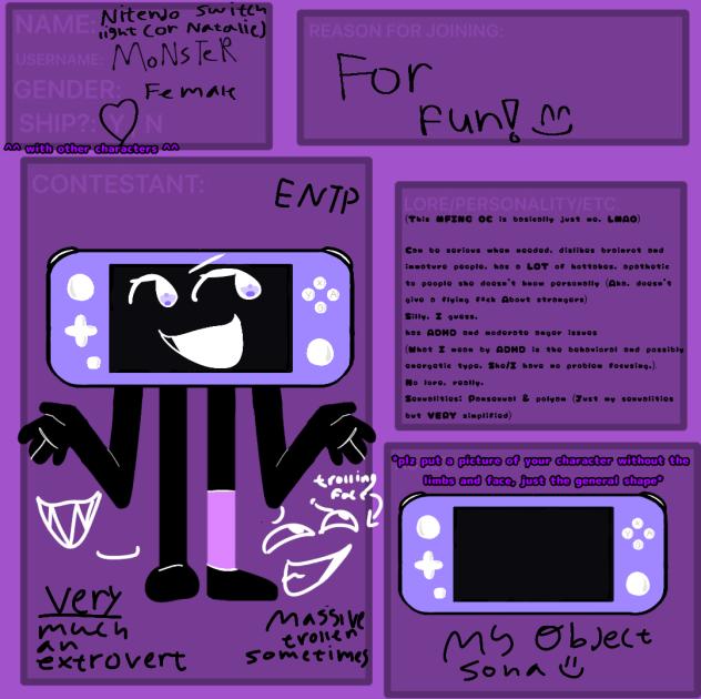 MY OBJECTSONA (FOR SORA!)2