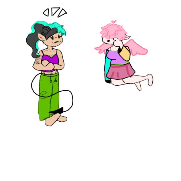 Kleo and waffles (I got lazy)