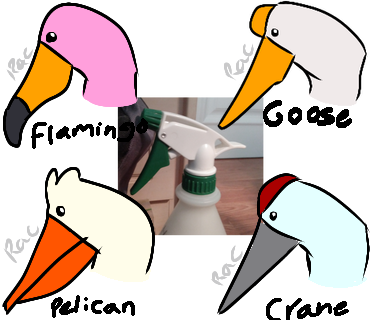 My Spray Bottle Looks Like A Bird