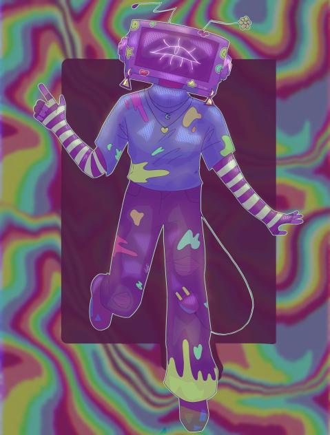 Weirdcore Jay drawing