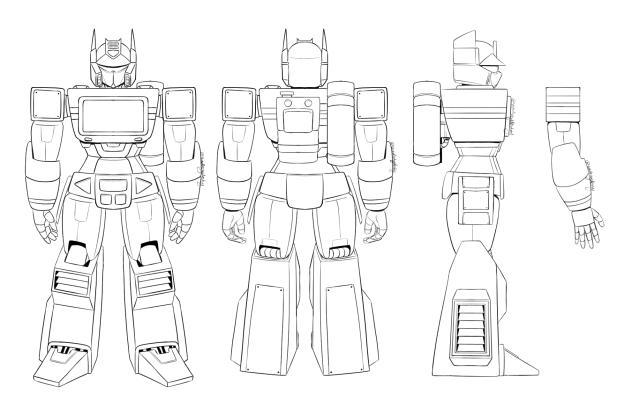 my soundwave design (lineart)