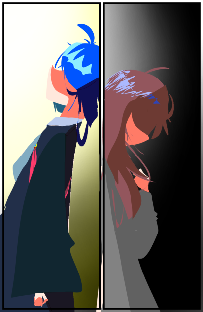 私と私。