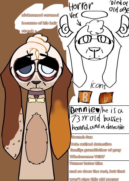 Bennie (Tricolor) sprunki oc