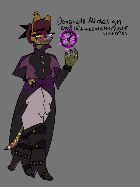 ROTTMNT AU design - Donnie