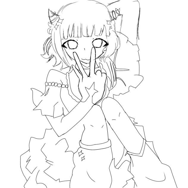 another mem-cho lineart