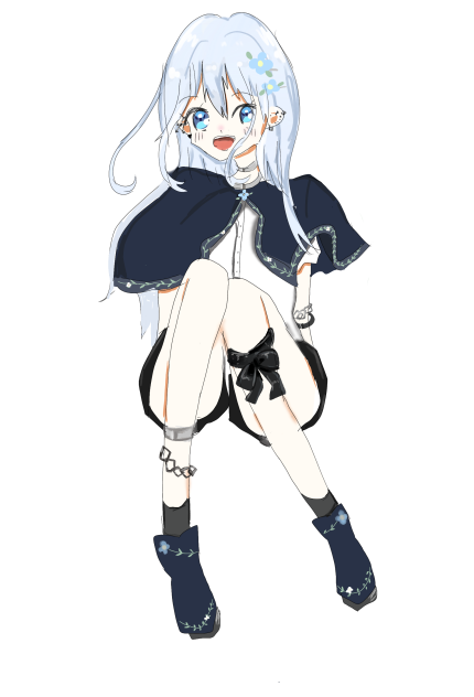 前描いたのの全身絵