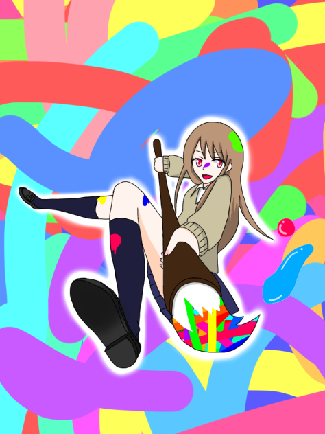 色の暴力。