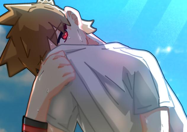 ❤「あっちぃな〜」